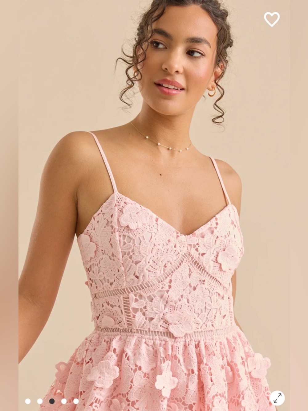 New with Tag! Altar’d State Silvyn Lace Mini Dress - Picture 3 of 10
